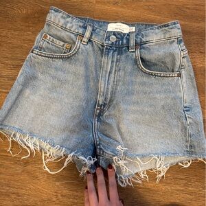 & other stories - denim shorts